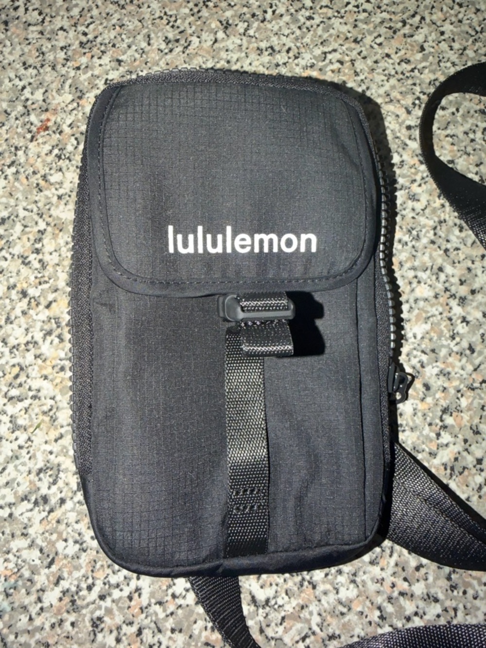 lululemon athletica Black Compact Crossbody Pouch